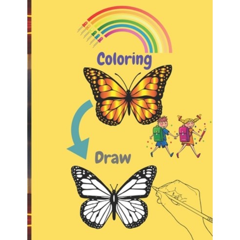 coloring Draw: 50 Coloring Pages and Practice Painting !! -Easy big giant simple pictures for tod... Paperback, Independently Published, English, 9798705197644