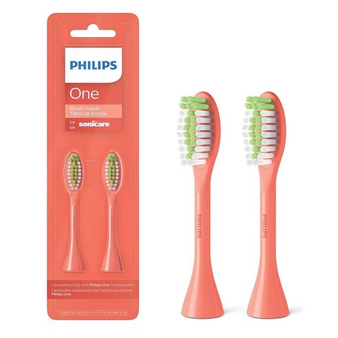 Philips 소닉케어 원 칫솔모 2개 망고 (BH1022/02), Mint Light Blue