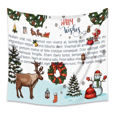 시즌 러그 트리 홈 침실 장식 천 벽걸이 천 벽걸이 천, GT100547, 73*95CM