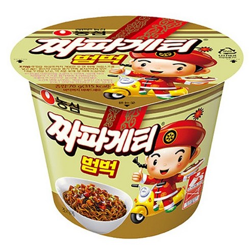 농심 짜파게티범벅 소컵 70g 6개