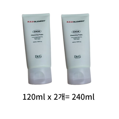 닥터지 레드 블레미쉬 시카 클렌징 폼 트리플, 120ml, 3개