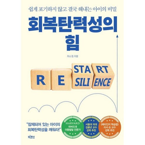 회복탄력성의 힘 : 쉽게 포기하지 않고 결국 해내는 아이의 비밀, 빅피시