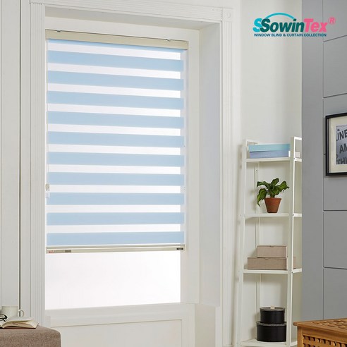 거실에 스타일과 기능을 더하는 쏘윈텍스 베이직 콤비블라인드 롤스크린