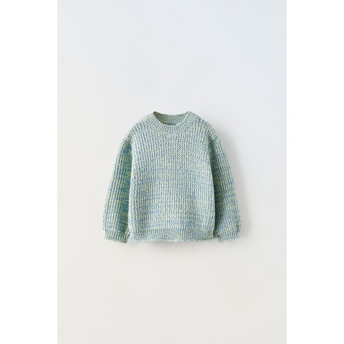자라 키즈 ZARA KIDS 블렌드 니트 스웨터 - 컬러 : 그린 블루283188
