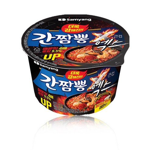 삼양 큰컵 간짬뽕 엑스 115g, 4개