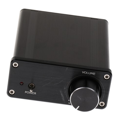Tpa3116 2.0 디지털 증폭기 전원 홈 오디오 스테레오 2*50 와트 클래스 D, 125x85x38mm, 블랙, 금속