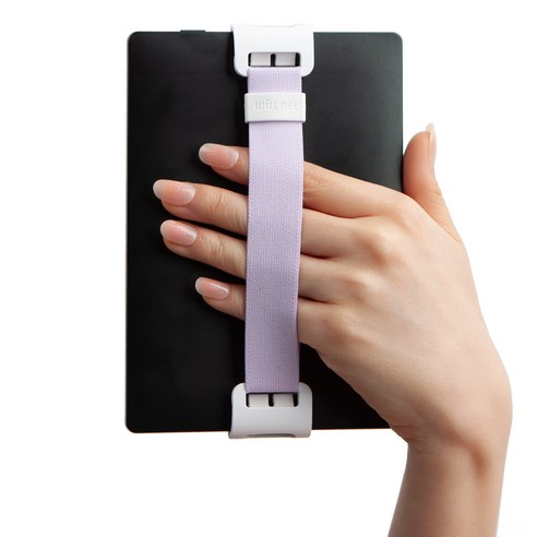 윌비 클립온 포인트 미니 (15 - 15.5cm 용) 전자책 이북 핸드폰 스트랩 홀더, 퍼플, 1개