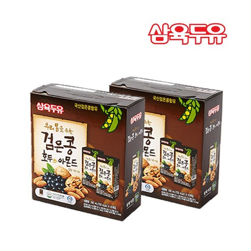 삼육두유 검은콩 호두와 아몬드, 190ml, 96개