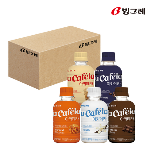 빙그레 아카페라 240ml 5종 10+10 골라담기 세트 – 바닐라 10팩, 모카 10팩 빙그레 아카페라 240ml 5종 10+10 골라담기 세트 – 바닐라 10팩, 모카 10팩