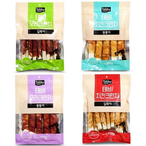 맛과 건강을 모두 잡은 테비 치킨 오리 크런치로 사랑하는 반려견에게 특별한 간식 시간을 선물하세요.