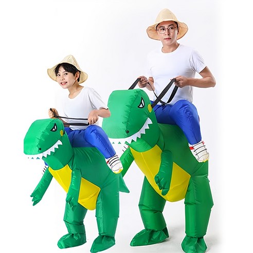 할로윈 코스튬 의상, 공룡 풍선옷으로 완벽하게 변신하기