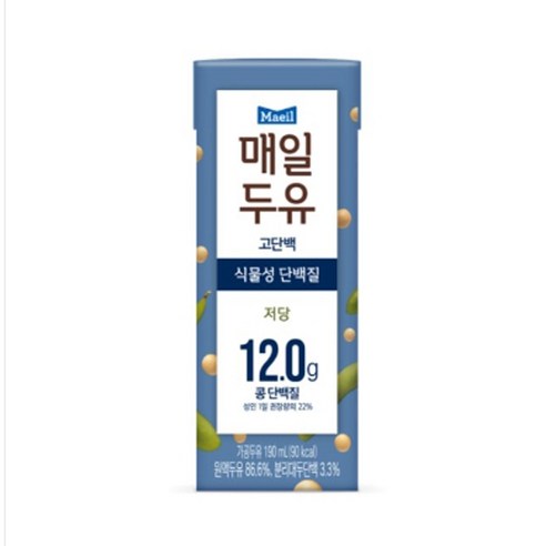 매일유업 매일두유 고단백, 190ml, 6개