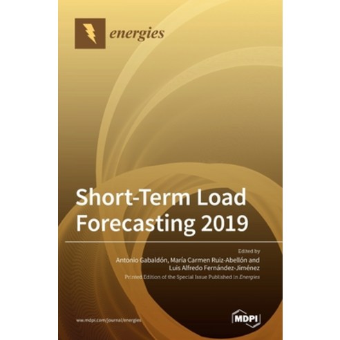 Short-Term Load Forecasting 2019 Hardcover, Mdpi AG, English, 9783039434428