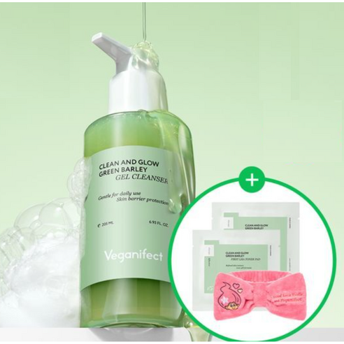 비건이펙트 청보리 라하 젤클렌저 트롤 에디션: 순수한 피부, 사랑스러운 만남 청보리젤클렌저