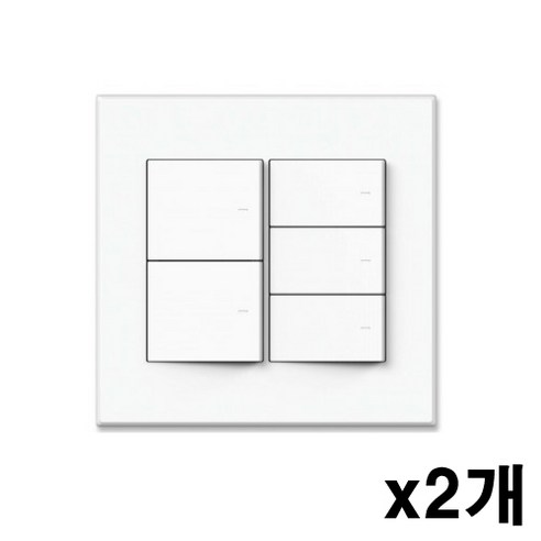 Ti1 1로 스위치 5구, 2개