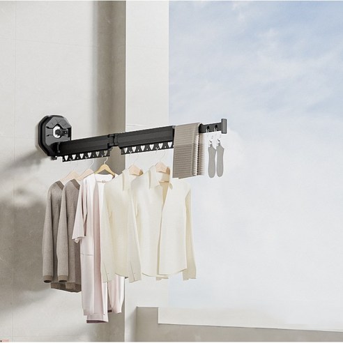 창 뒤 공간을 최적화하고 빨래를 더 쉽게 말리는 혁신적인 빨래 건조 솔루션