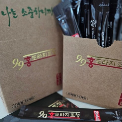 목 건강을 위한 특별한 선물, 참융뜰 99 홍도라지조청 실속형 3+1 후기 참융뜰