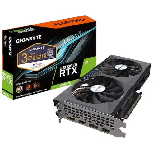 기가바이트 지포스 RTX 3060 Ti Eagle OC 8GB 256-bit 풀박스, 옵션