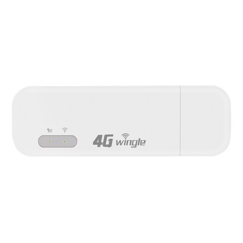 Retemporel 4G WiFi 라우터 USB 모뎀 모바일 150M 동글 (SIM 카드 슬롯 포함) 무선 핫스팟 용 (흰색), 하얀
