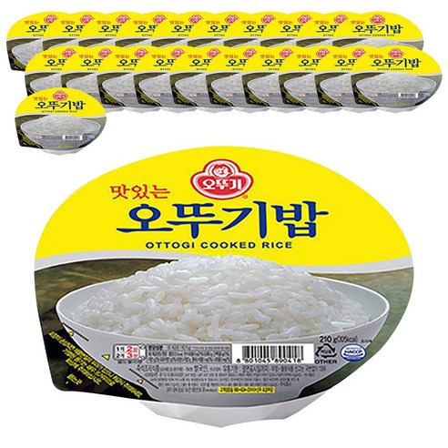 오뚜기 맛있는 오뚜기밥, 210g, 22개