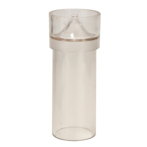 투명 플라스틱 촛불 모델 실린더 Ogival 모양 촛불 금형 DIY 공예 금형 만들기, 125mm, 클리어
