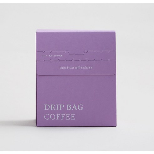 [더커피팩] 친환경 원터치 프리미엄 드립백박스 드립백 포장 상자, 30개, 퍼플