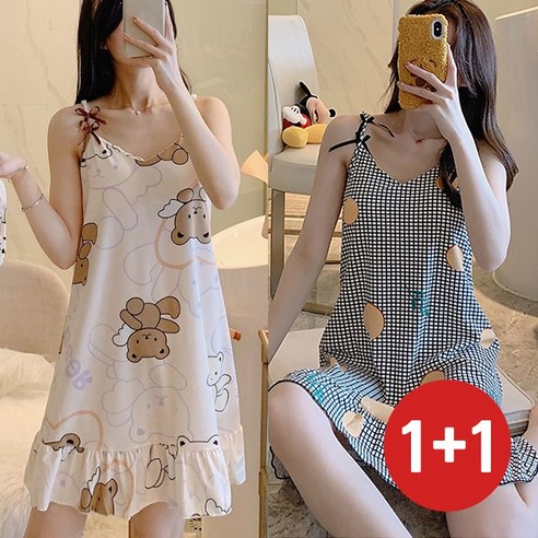 "집순이 생활 퀄리티 UP! 편안함과 스타일을 책임지는 여름 원피스" 여름잠옷원피스