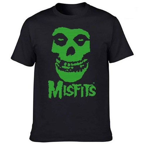Misfits America An Psycho 펑크 록 밴드 Danzig Sa Mhain 티셔츠 당신의 해골 할로윈 티, XXL Size Info, HHYblack