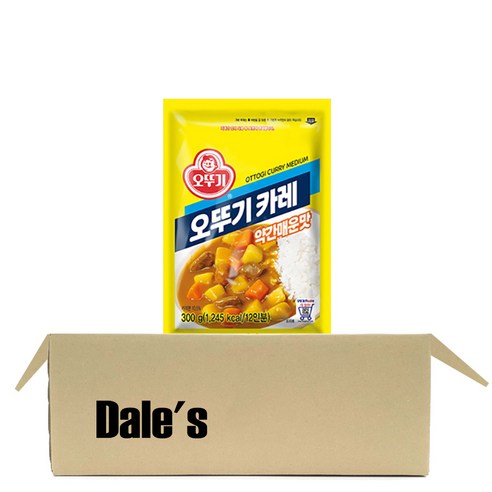 오뚜기 카레 약간매운맛, 300g, 1개