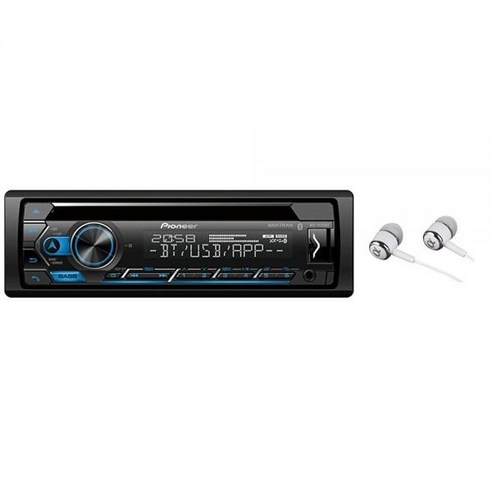 Pioneer DEH-S4100BT 대시 CD AM/FM 수신기 MIXTRAX 블루투스 듀얼 폰 연결 USB 스포티파이 판도라 컨트롤 아이폰 및 안드로이드 음악 지원
