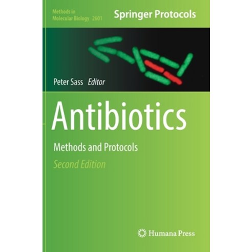 (영문도서) Antibiotics: Methods and Protocols Hardcover, Humana, English, 9781071628546