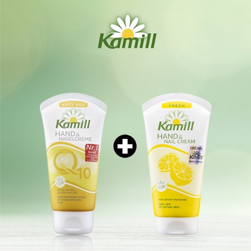 카밀 핸드크림 프레쉬 75ml + 바이탈 큐텐 75ml, 1세트 카밀인텐시브