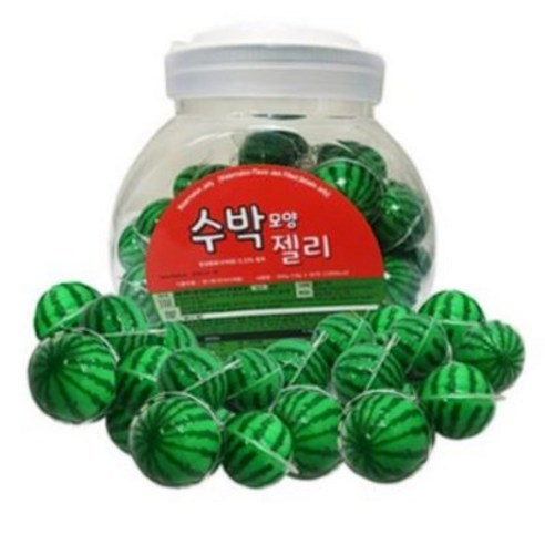 수박 모양 젤리 50p, 900g, 1개