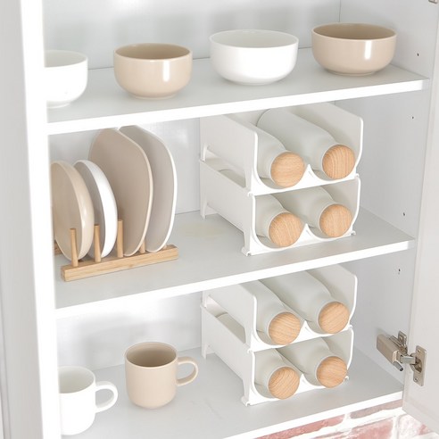 이지쏙 텀블러 정리함 2구: 부엌에 질서와 편리함을 더하세요