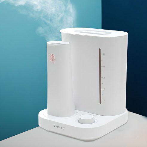 아기 피부를 위한 촉촉한 겨울, 쿠비녹스 6L 가열식 가습기