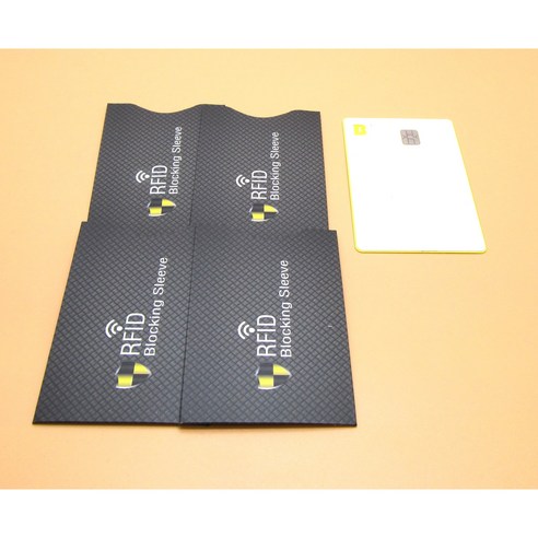 안전한 여행을 위한 필수품, 해킹 방지 여권 슬리브 & 카드 슬리브 세트