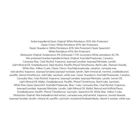 챕스틱 립 케어 스킨 프로텍턴트 클래식 콜렉션 4g, 3개입, Spearmint+Cherry + Strawberry