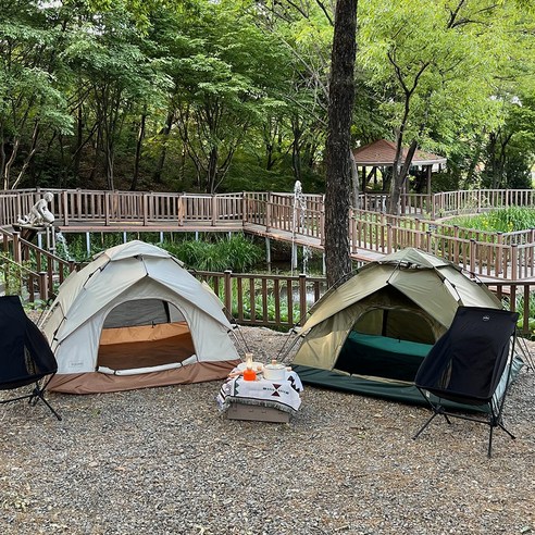 스퀘어가든 원터치 시스템 텐트 - 캠핑용 텐트의 새로운 표준!