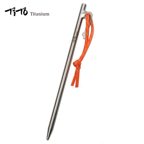 티토 티타늄 텐트용 텐트팩 텐트못 20cm 30cm 40cm, 2개