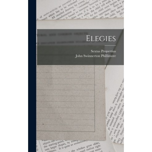 (영문도서) Elegies Hardcover, Legare Street Press, English, 9781017614299