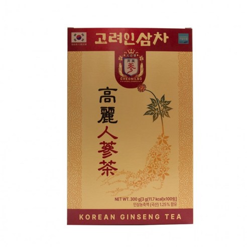 x 천일보 100포 고려인삼차 5개 - 인삼차 | 쿠팡