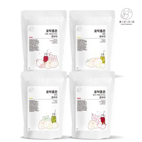 좋은아침 콤부차 25T + 25T x 1.5g 골라담기 석류 레몬 유자 딸기, 레몬 25개입, 딸기 히비스커스 25개입