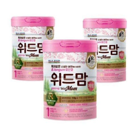 파스퇴르 위드맘 제왕 분말 분유 1단계 750g 3개, 750g, 3개