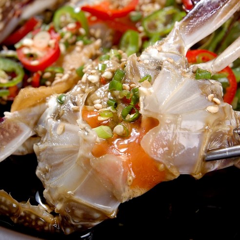 연평도 손질 간장 게장 암 숫 꽃게 꽃게장 1.6kg 800g