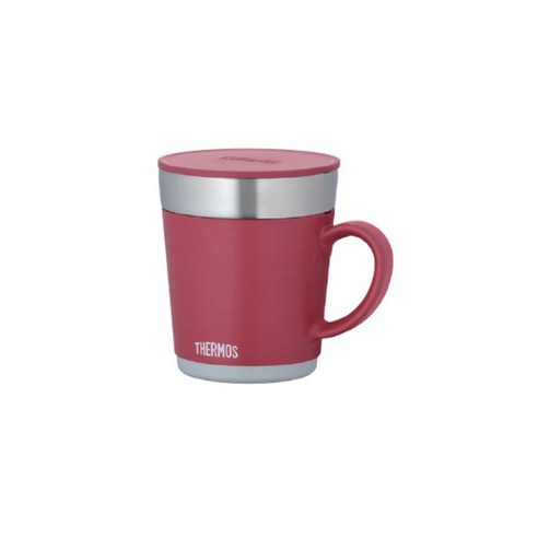 써모스 보온보냉 소프트 머그컵 350ml, 레드(JDC-350K-R), 1개