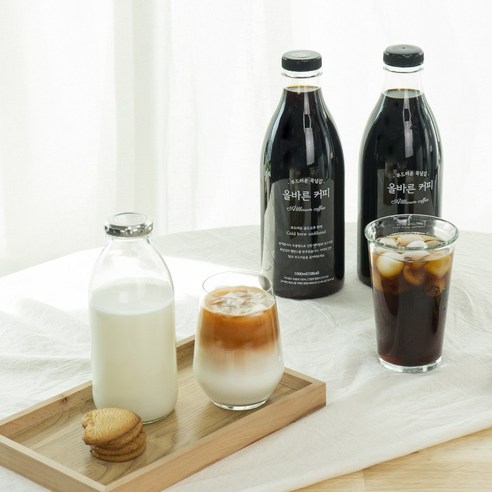 부드러운 더치커피의 풍요로운 콜드브루 원액