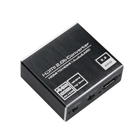 OU952 Coms HDMI 2.0 오디오 분리 추출기 ARC / 오디오광 SPDIF 스테레오 3.5mm 스피커 앰프 사운드바 분리연결, 1개