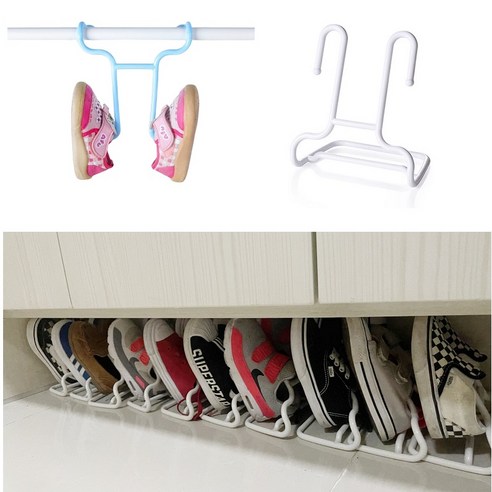 루나르 유아 신발 정리 스탠드 아기신발정리 신발걸이 신발정리대, 4개, 화이트