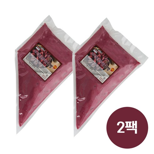 자색고구마맛콩빵 반죽, 1kg, 1개