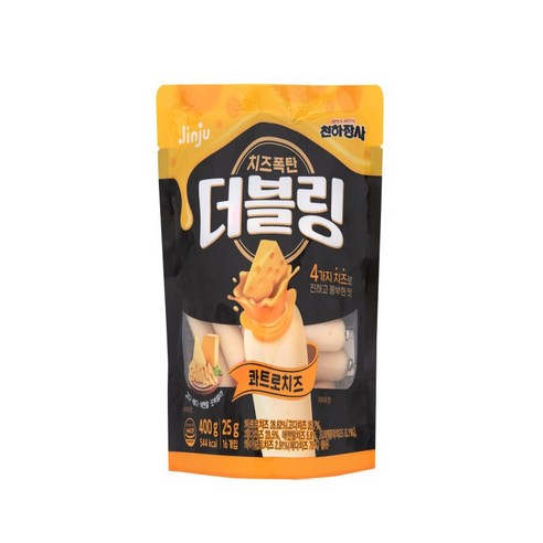 진주햄 천하장사 더블링 콰트로치즈 (400G), 400g, 1개